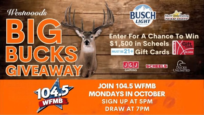 Big Bucks Giveaway - header