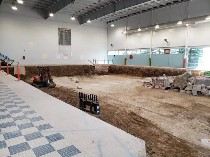Alder Pool Under Construction