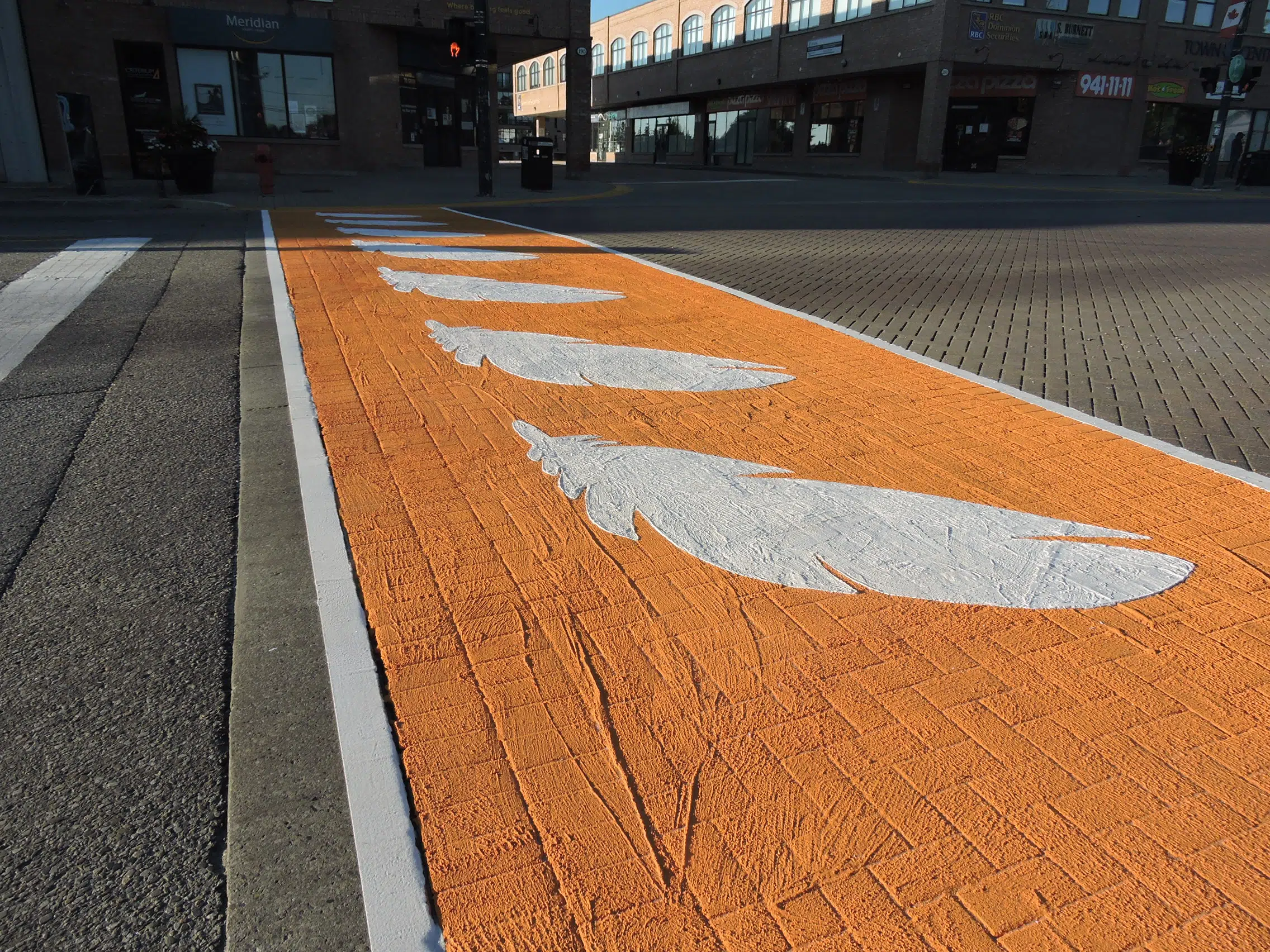 Cobourg dedicates Indigenous Seven Feathers Crosswalk