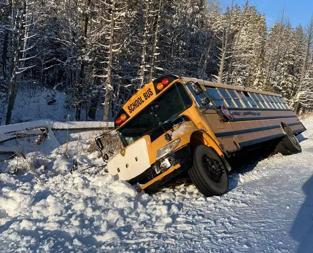 No Injuries in School Bus Incident