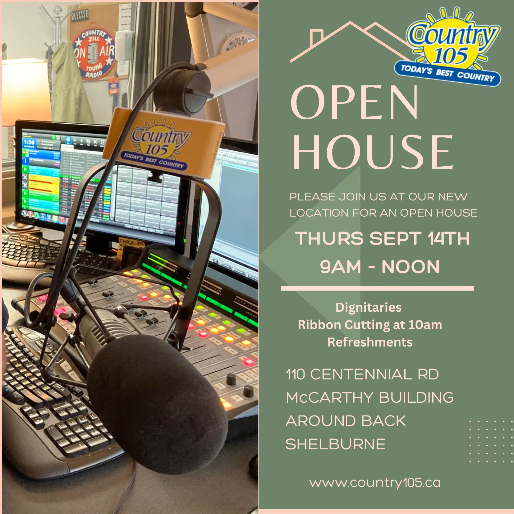 Country 105 Open House - Thursday!