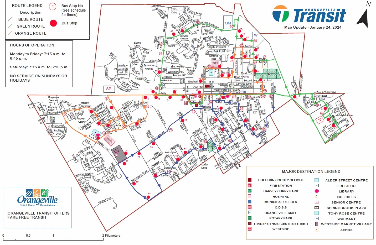 Orangeville Transit Adding New Stop