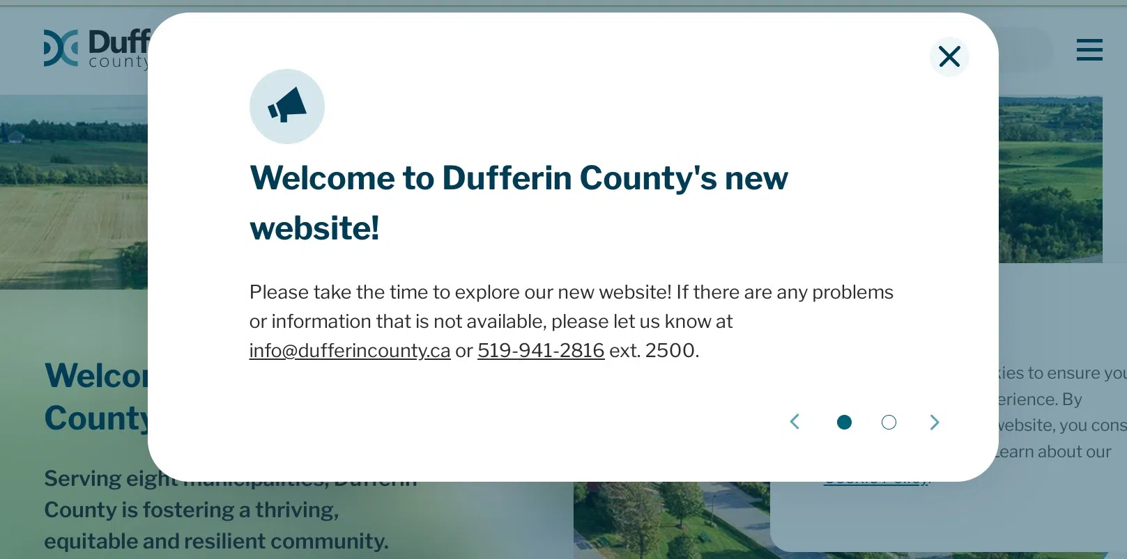 County of Dufferin Launches a New Website