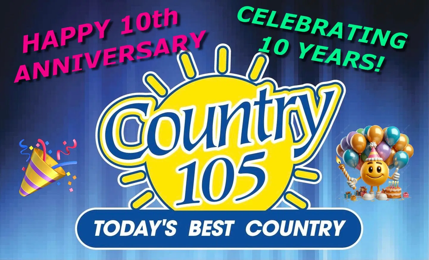 COUNTRY 105 CELEBRATES 10 YEARS!