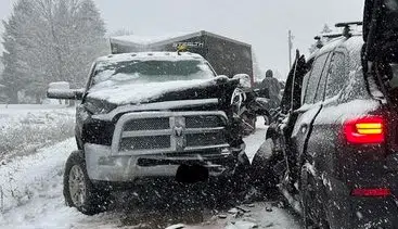 Numerous Collisions During Halloween Snowfall In Grey Bruce