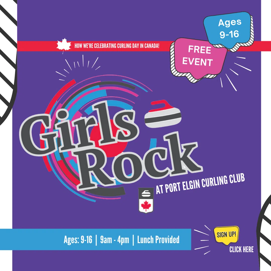 “Girls Rock” Curling Event In Port Elgin This Weekend