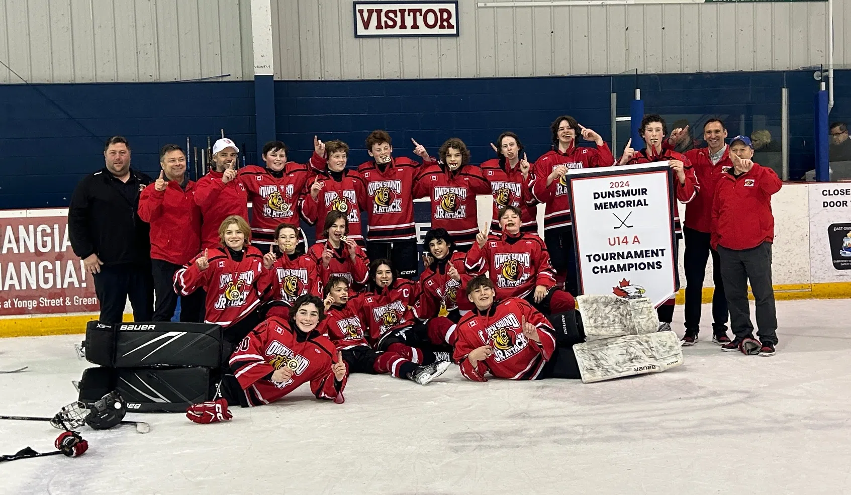 Minor Hockey Scores: U14 Junior Attack Win Dunsmuir Memorial Tournament