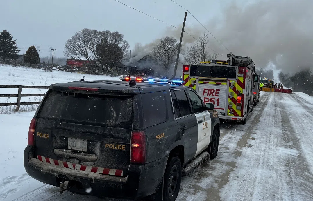 No Injuries Reported After Farmhouse Fire In East Garafraxa