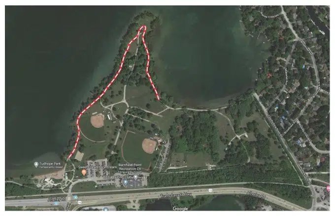 Construction Begins On Lightfoot Trail In Orillia's Tudhope Park