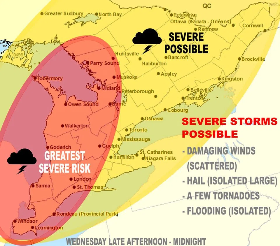 Severe Storms And Record-Breaking Heat Possible Today