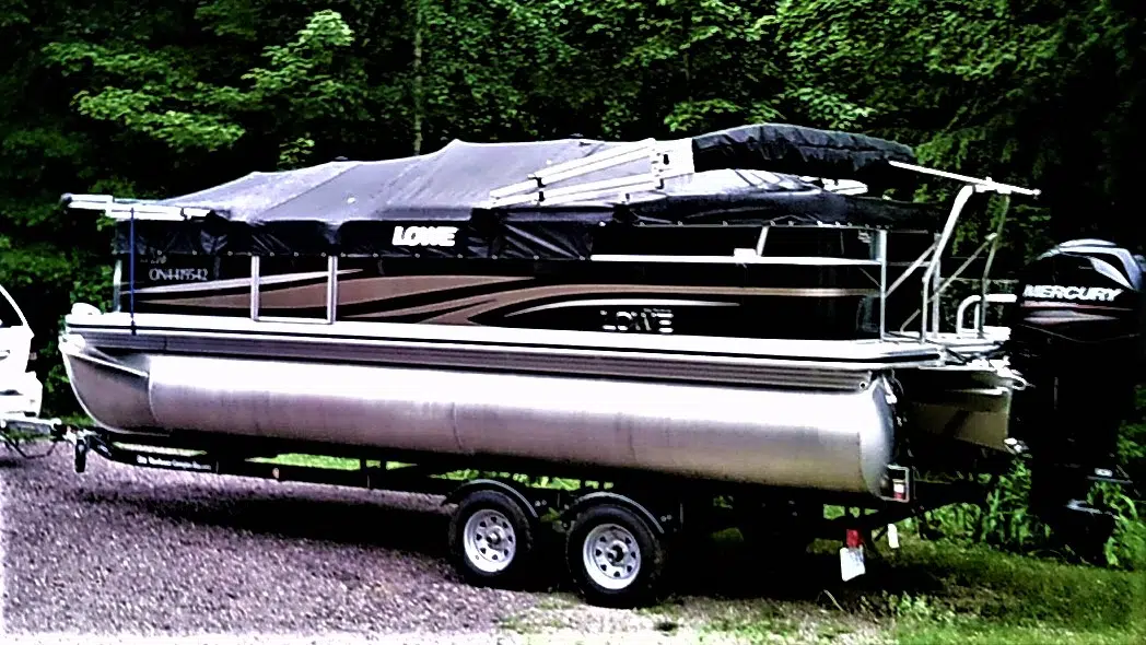Pontoon Boat and Trailer Theft In Muskoka Lakes