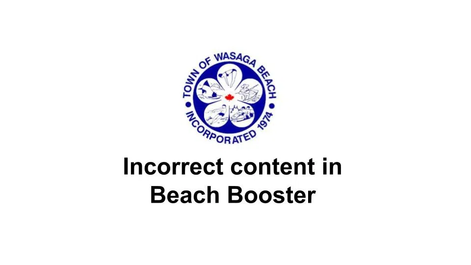 Wasaga Beach Warning Residents About Publication Sharing Misleading Information