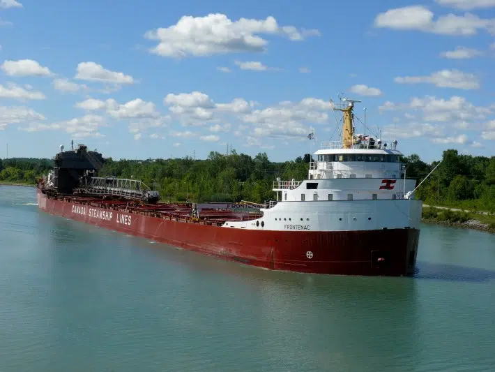 CSL Frontenac Leaving Midland Harbour This Morning