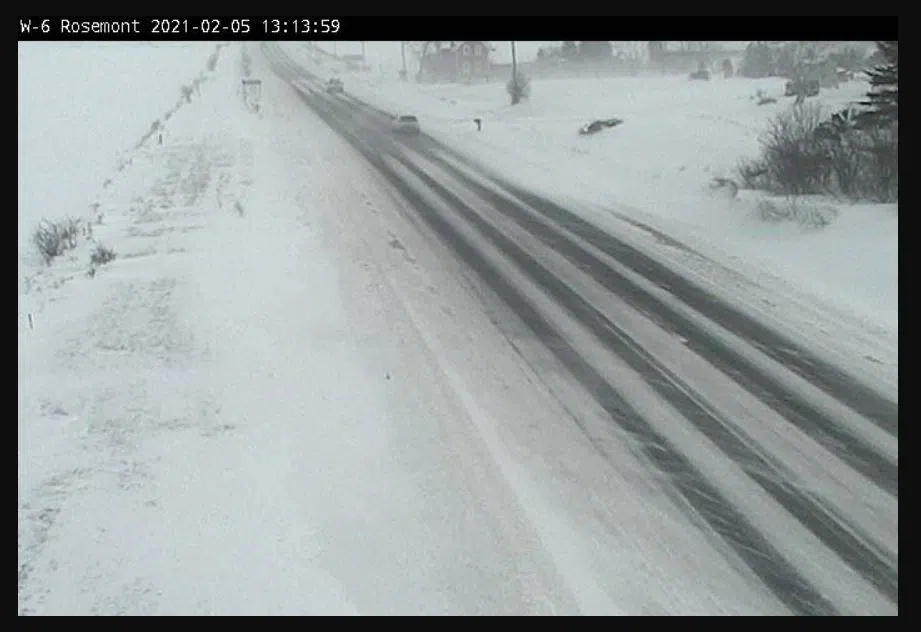 Gusty Winds, Blowing Snow On Area Roads