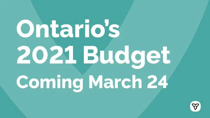 Ontario Government To Release Budget March 24th