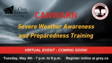 CANWARN Severe Weather Training Webinar Tonight