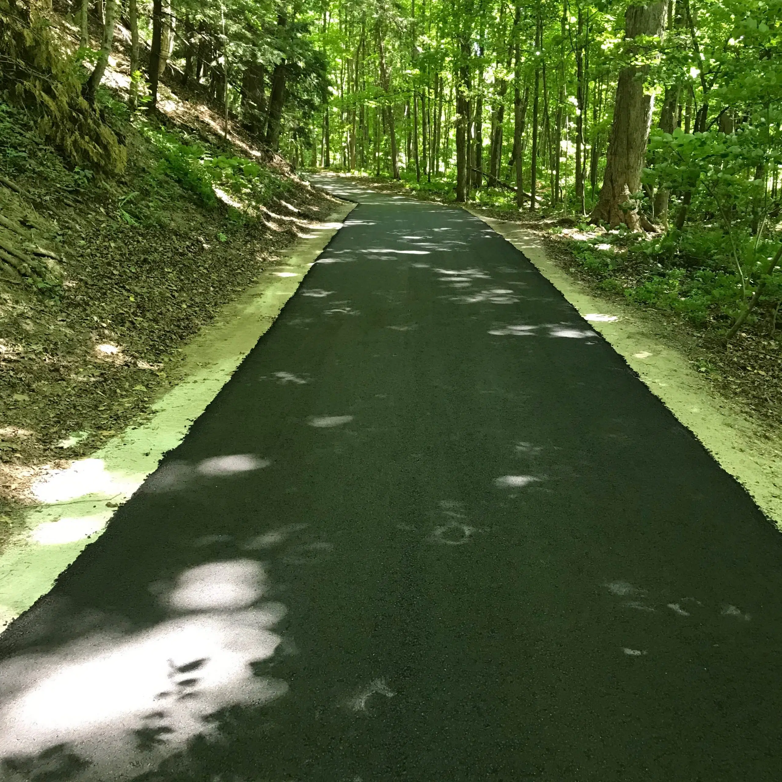 Mile Drive Trail Paving Job Complete