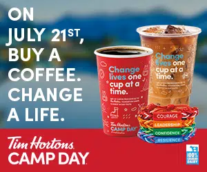 It's Tim Hortons Camp Day!