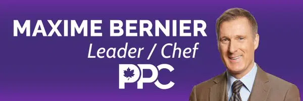 PPC Leader Maxime Bernier Is In The Region Today