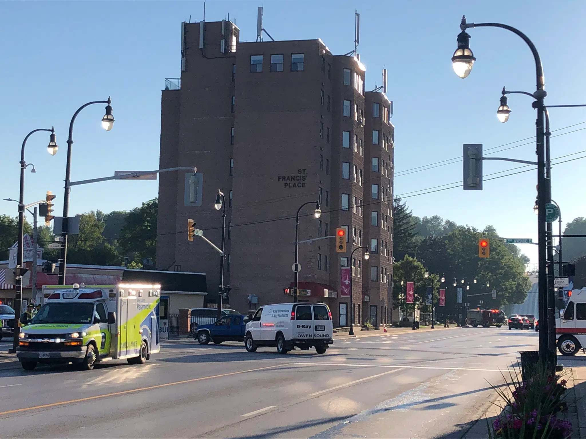 Collision In Downtown Owen Sound