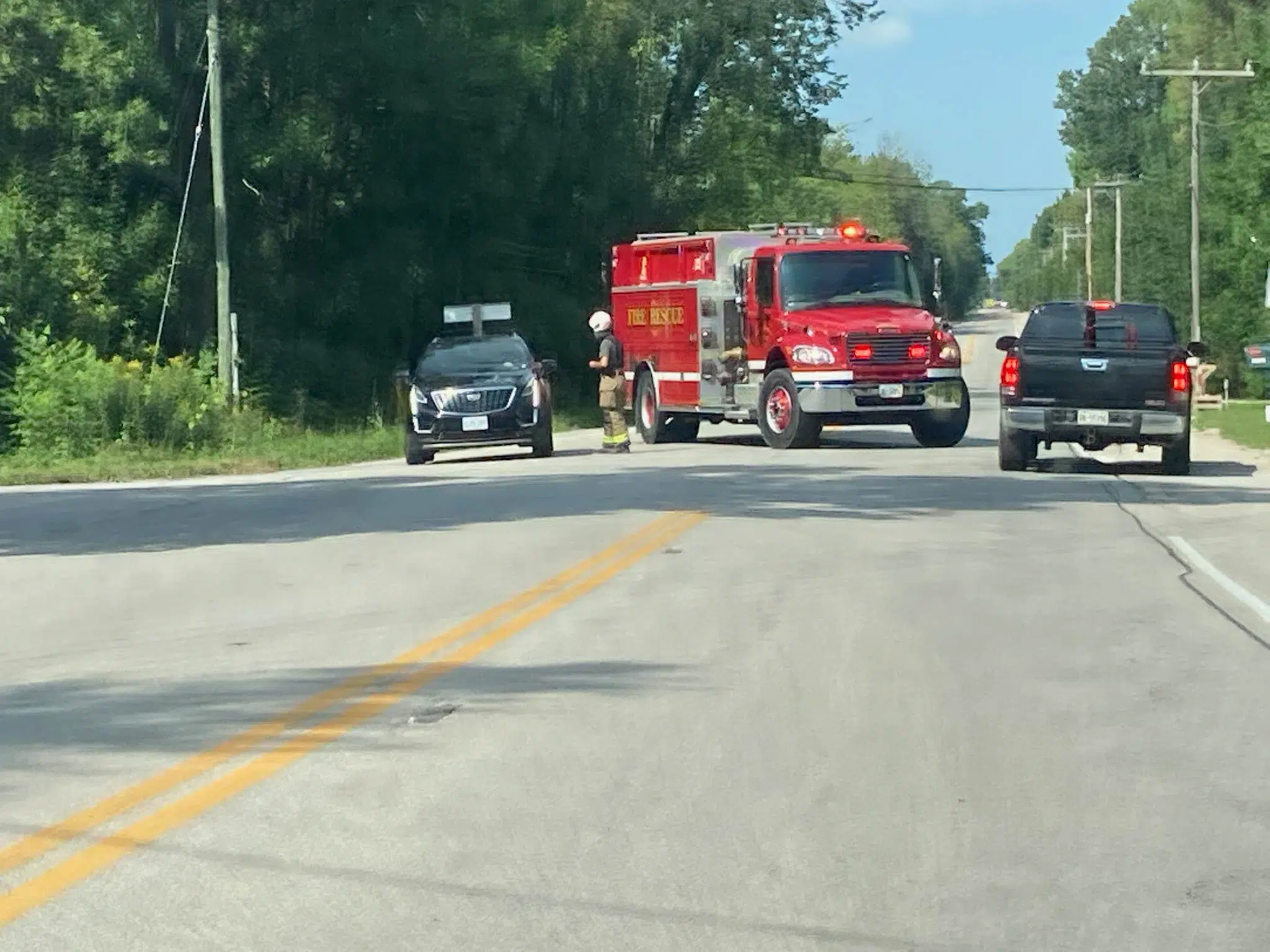 Grey Road 1 Closure After Fail To Remain Collision