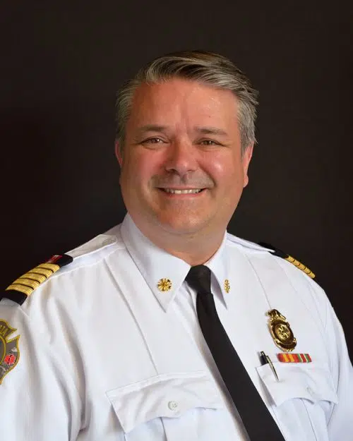 Orillia Fire Chief Accepts New Post.
