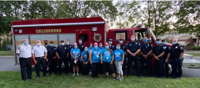 Collingwood Fire Fighters Aid Local Vaccination Efforts.
