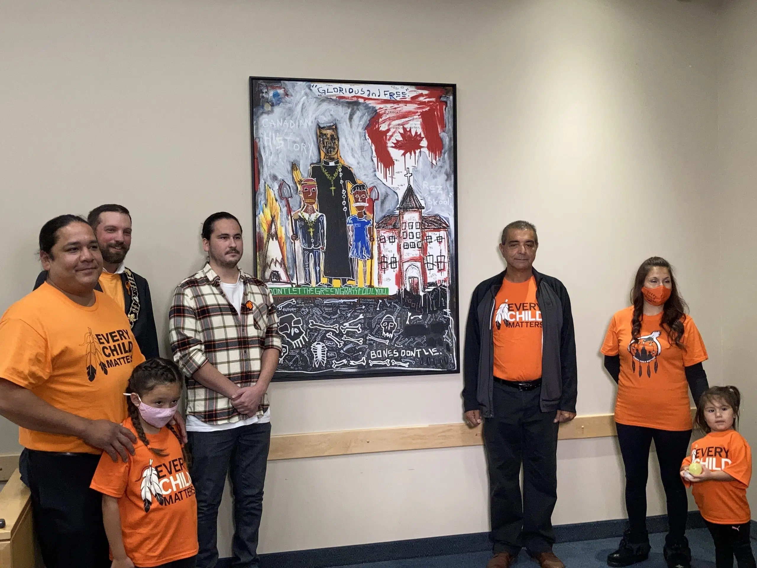 Indigenous Artist's Painting Unveiled In Saugeen Shores On National Day For Truth And Reconciliation