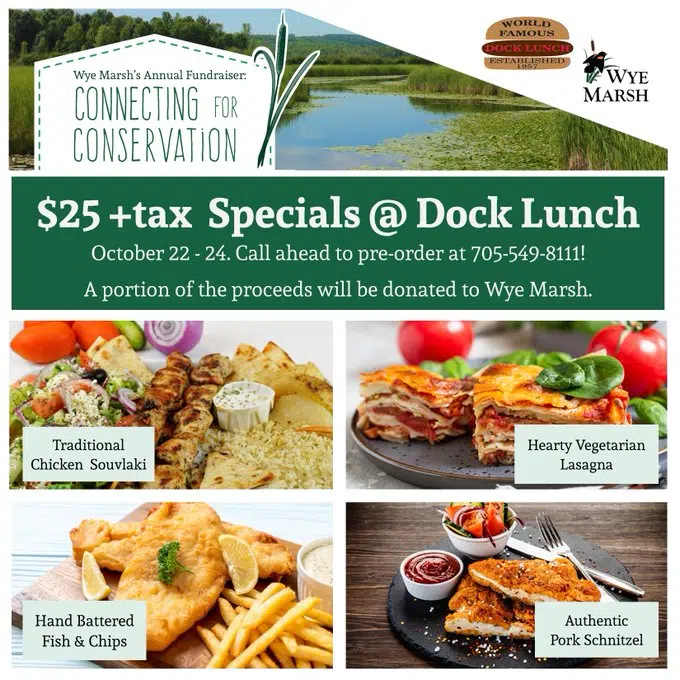 Enjoy The World Famous Dock Lunch And Support Wye Marsh