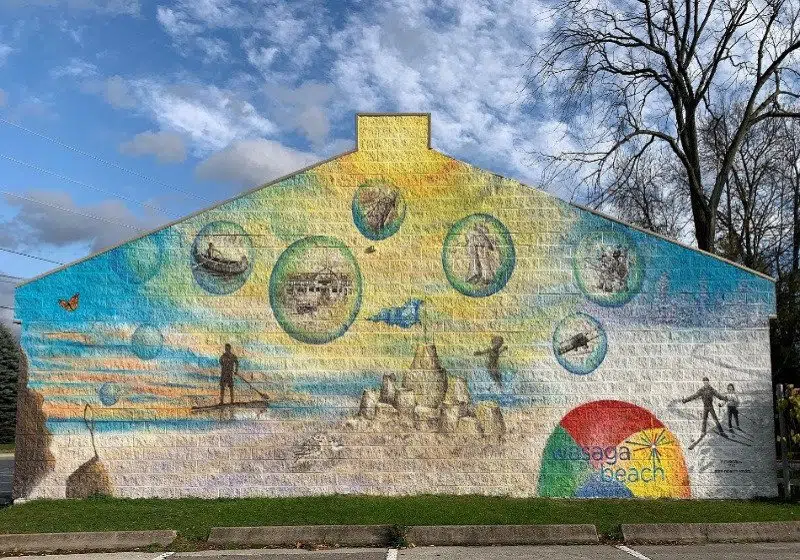 New Mural On Main Street Has Significance To Wasaga Beach