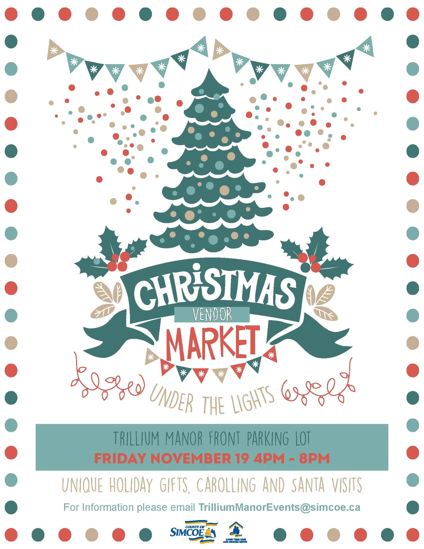 Trillium Manor Christmas Market “Under The Lights” Bayshore