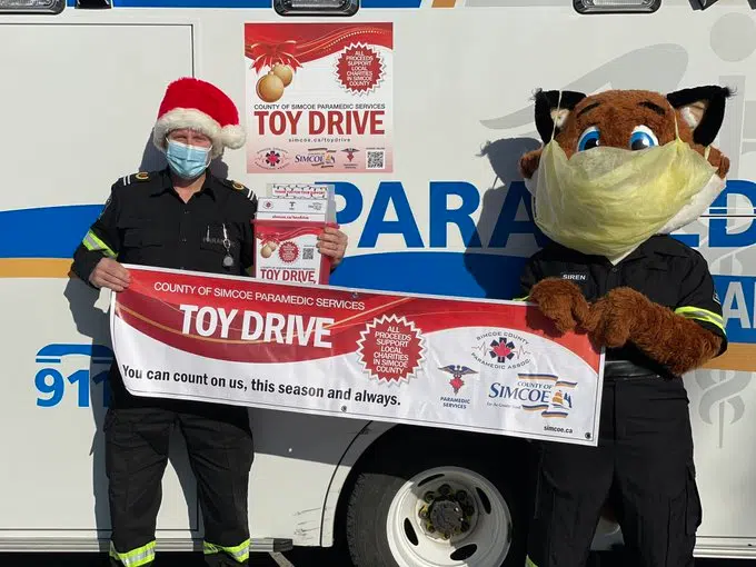 Simcoe County Paramedic Services Kick Off 19th Annual Toy Drive