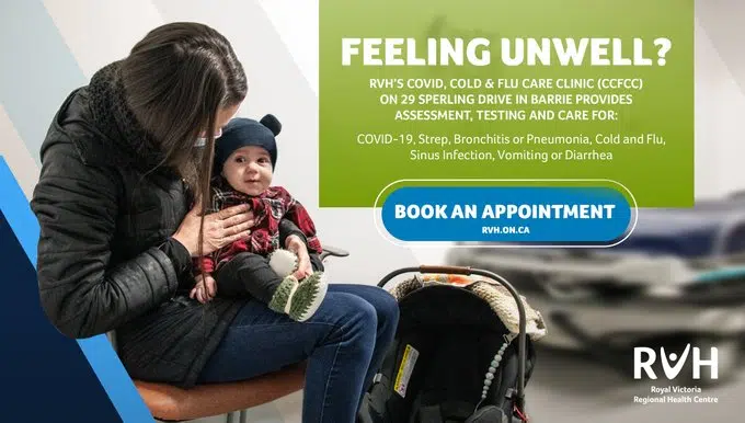 RVH Reopens COVID, Cold and Flu Care Clinic