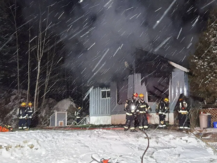 House Damaged By Fire In Huntsville