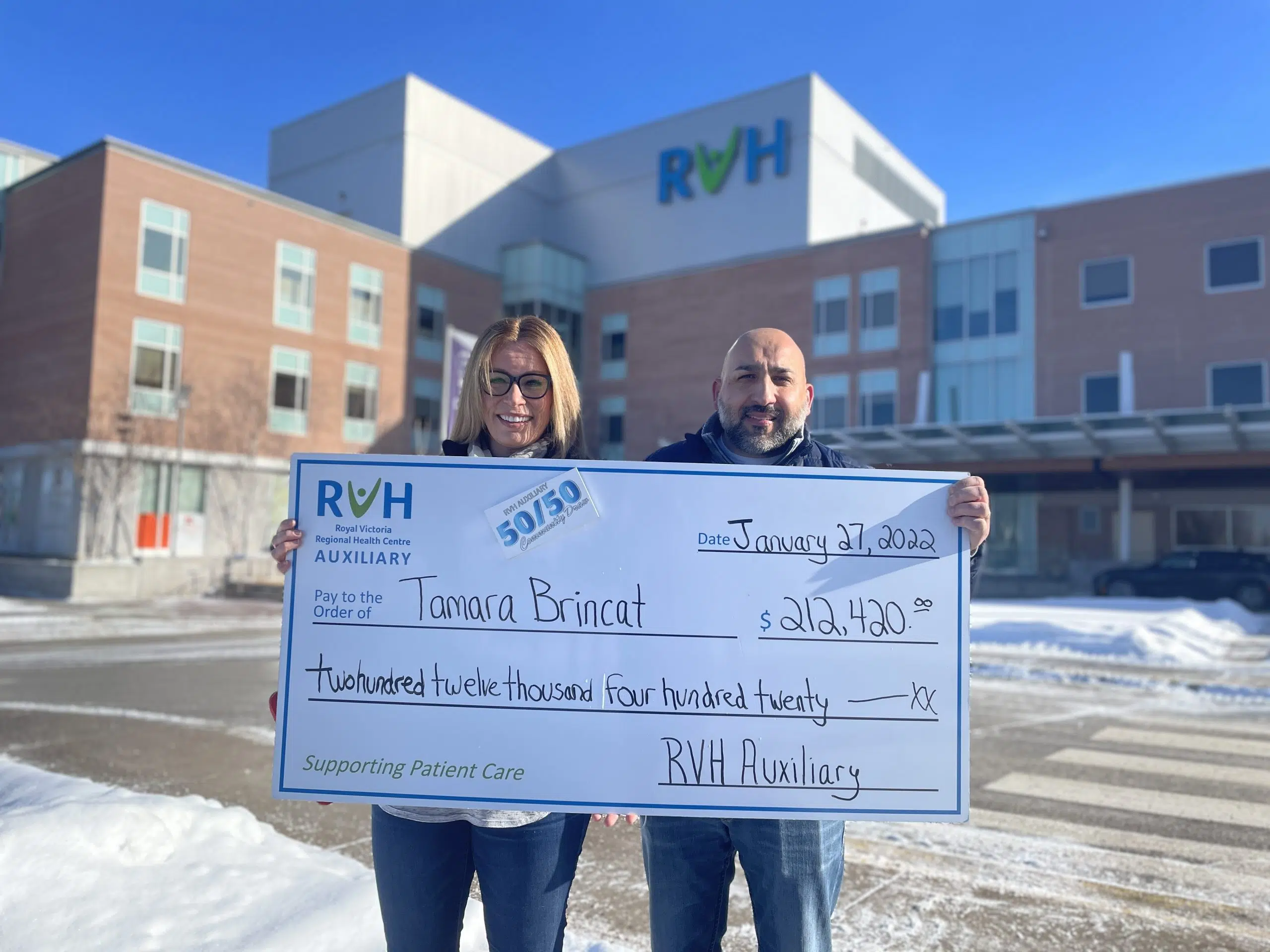Barrie resident wins $212,420 In RVH Auxiliary's Community 50/50 Draw