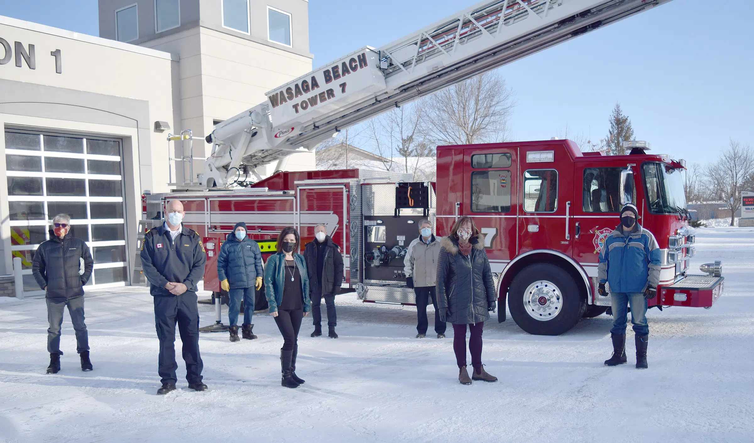 Wasaga Beach Fire Department Receives New Aerial Truck