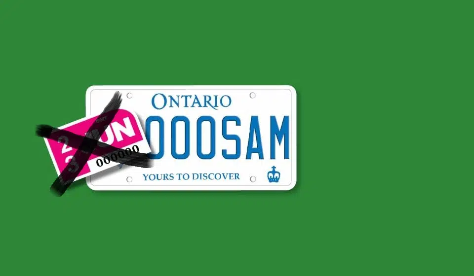 Provincial Government Eliminating Licence Plate Sticker Fees