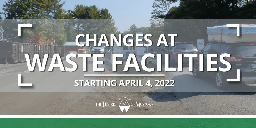 Weekly Free Bagged Garbage Limit To Be Reduced at Muskoka Waste Facilities