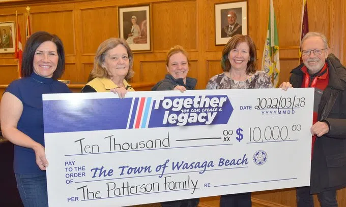 Family of Late Cal Patterson Donates To Wasaga Beach Arena Project