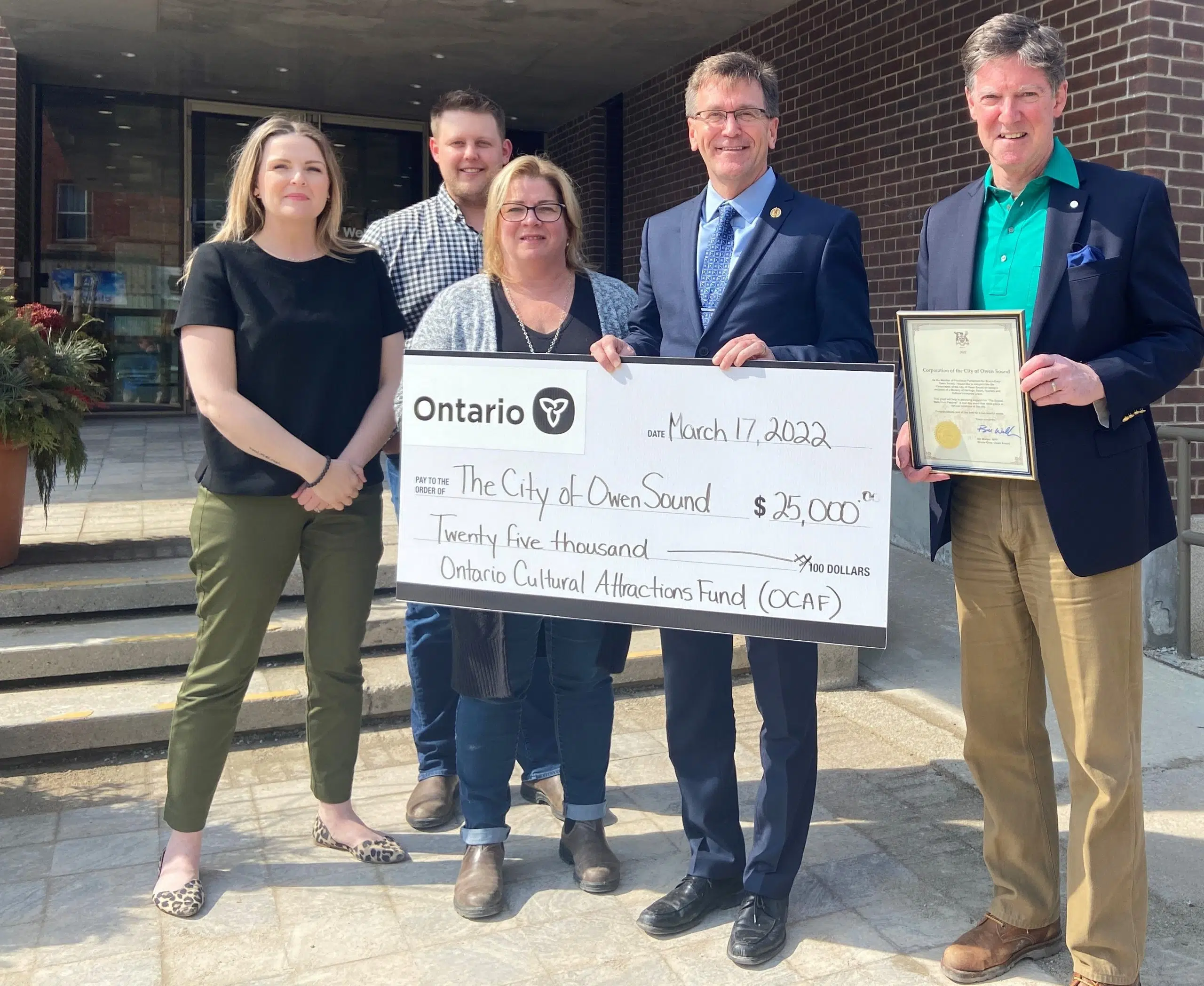 Owen Sound Receives $25K Grant For New Sound Waterfront Festival