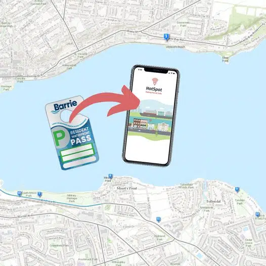 Barrie Waterfront Parking Passes Going Digital
