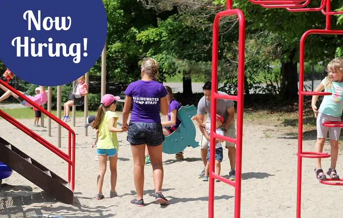 Springwater Hiring Students For Summer Camp Jobs