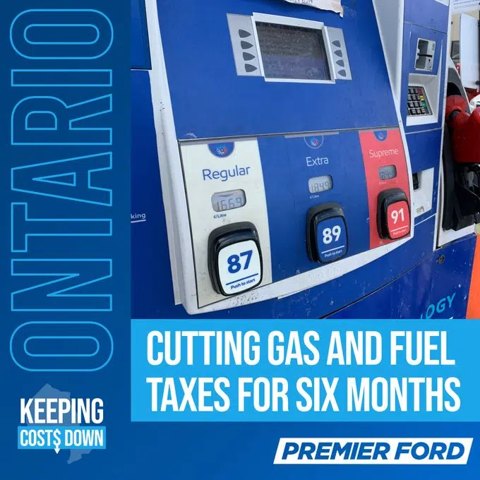 Provincial Government Introduces Legislation To Temporarily Cut Gas and Fuel Tax