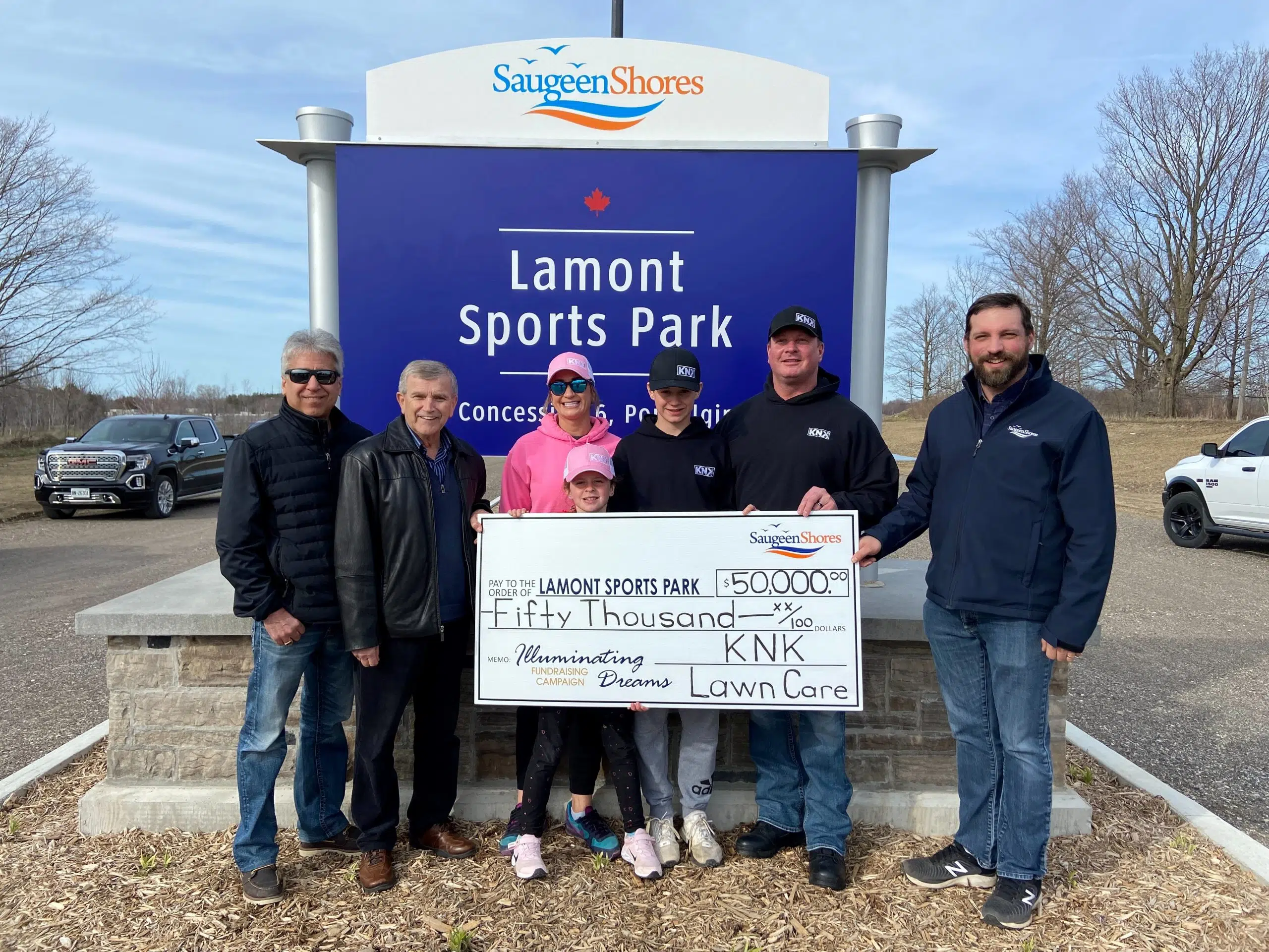 Local Business Contributes $50K To Lamont Sports Park Phase 2 Fundraising Effort