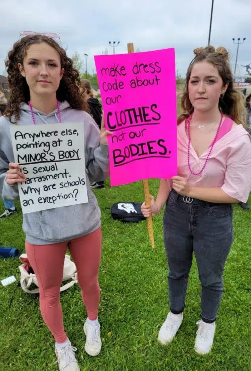 St Mary's Students In Owen Sound Protest Their Dress Code