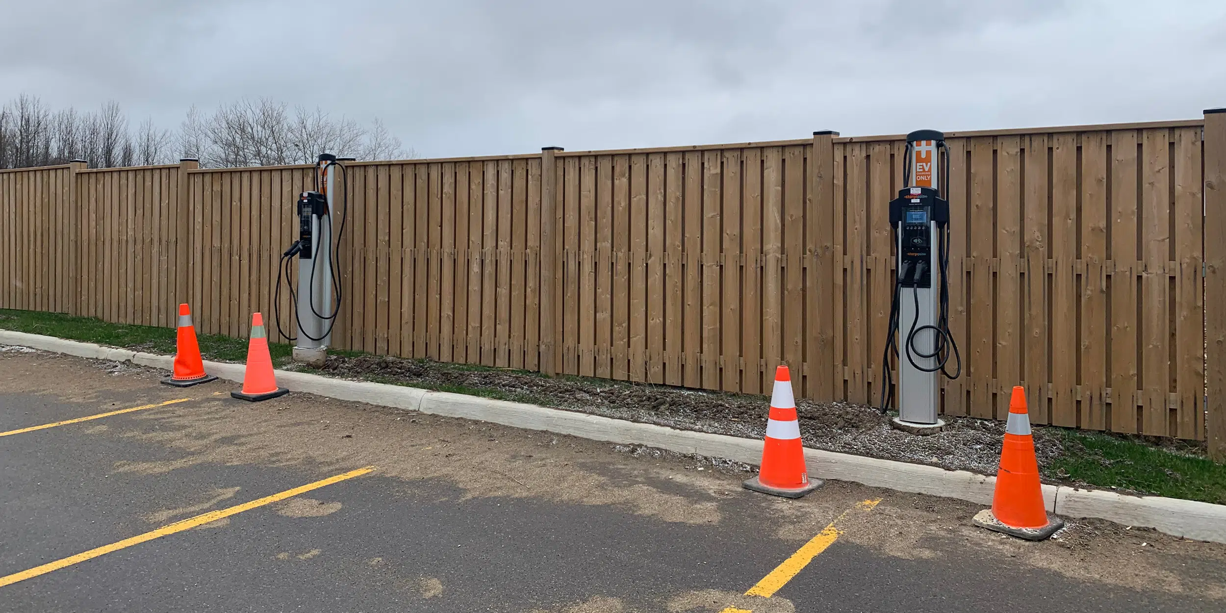 New Electric Vehicle Chargers At Bruce County's Penetangore Hub In Kincardine