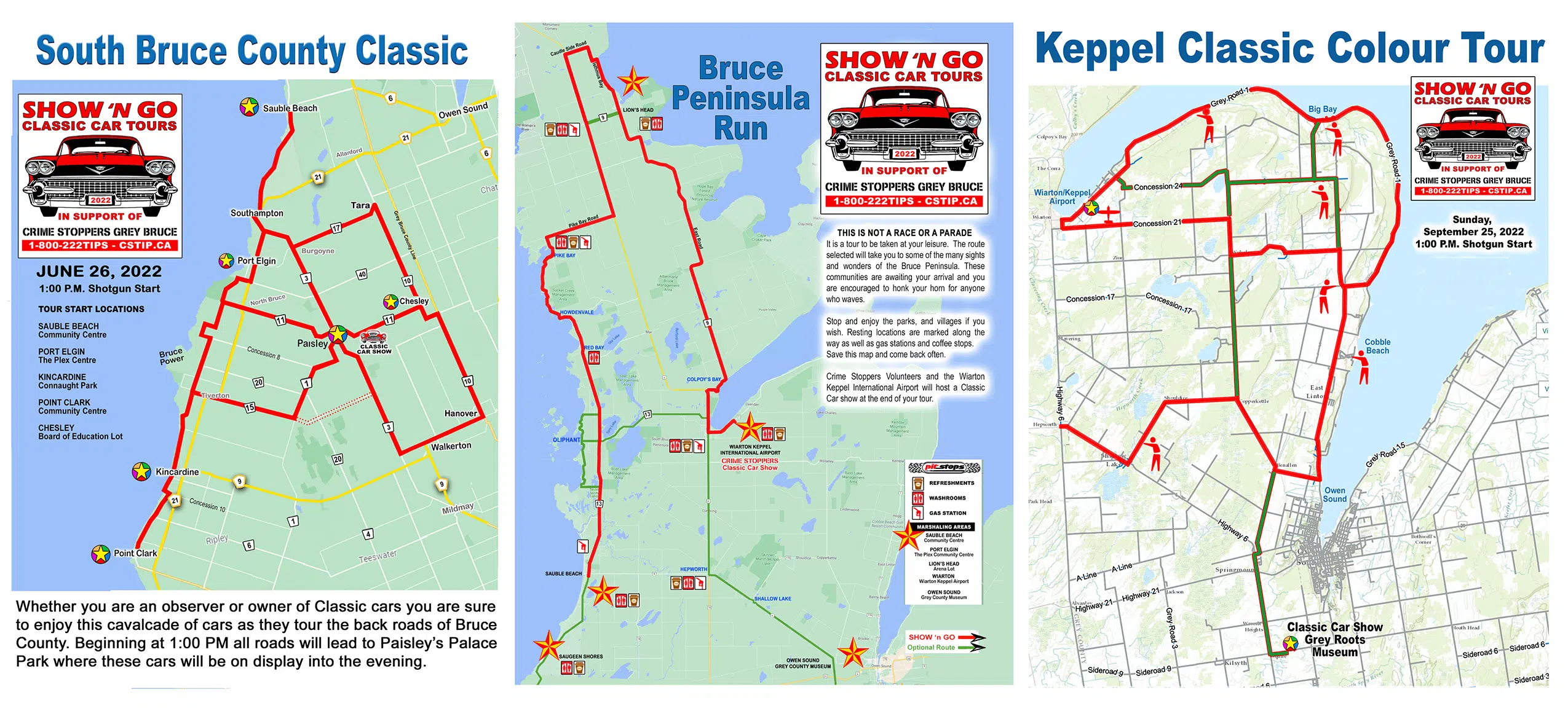 Classic Car Tours Make Their Return To Grey Bruce