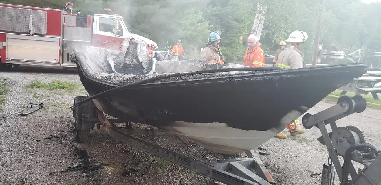 Boat Destroyed In Early Morning Marina Fire