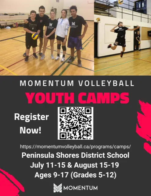 Momentum Youth Volleyball Camps at Wiarton