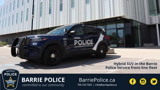 Barrie Police Working To Integrate Hybrid Vehicles Into Fleet